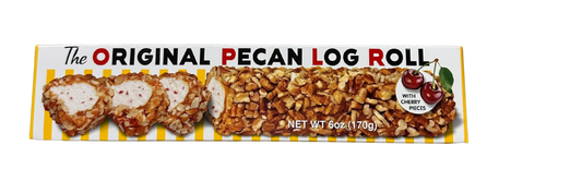 Stuckey's Boxed Pecan Log Roll With Cherries