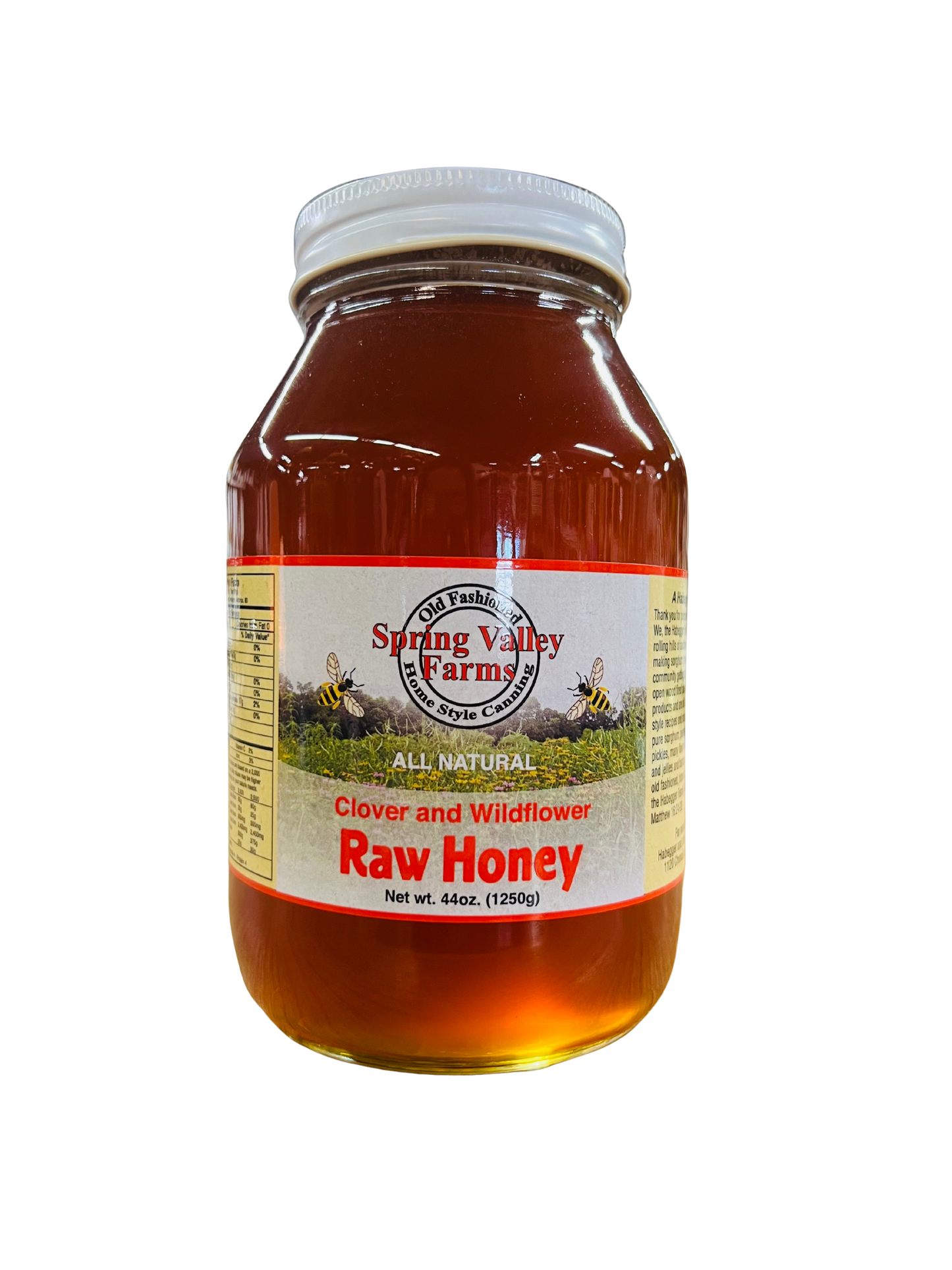 Spring Valley Farms Raw Honey 44oz