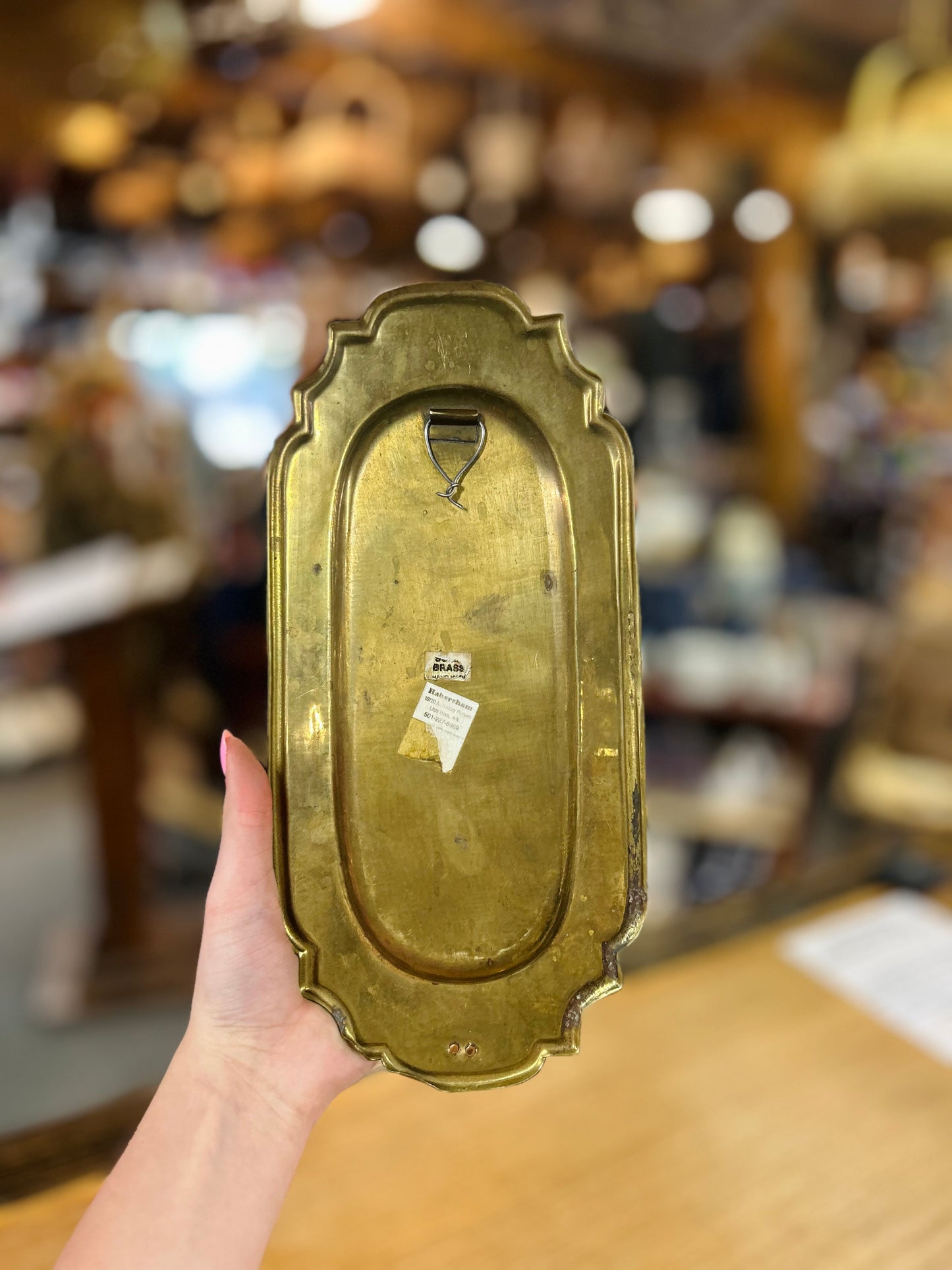 Solid Brass Wall Sconce Candle Holder