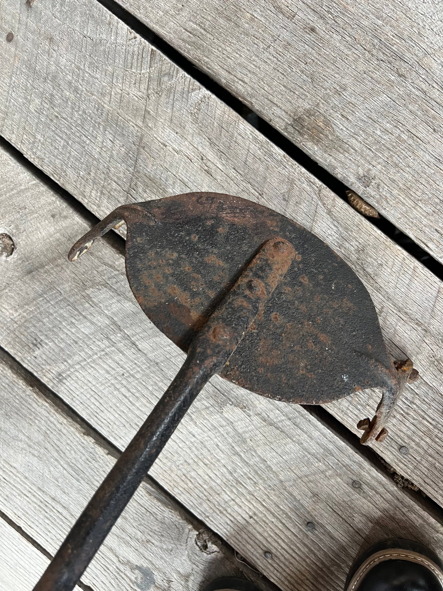 Old Stagecoach Iron Step with Star