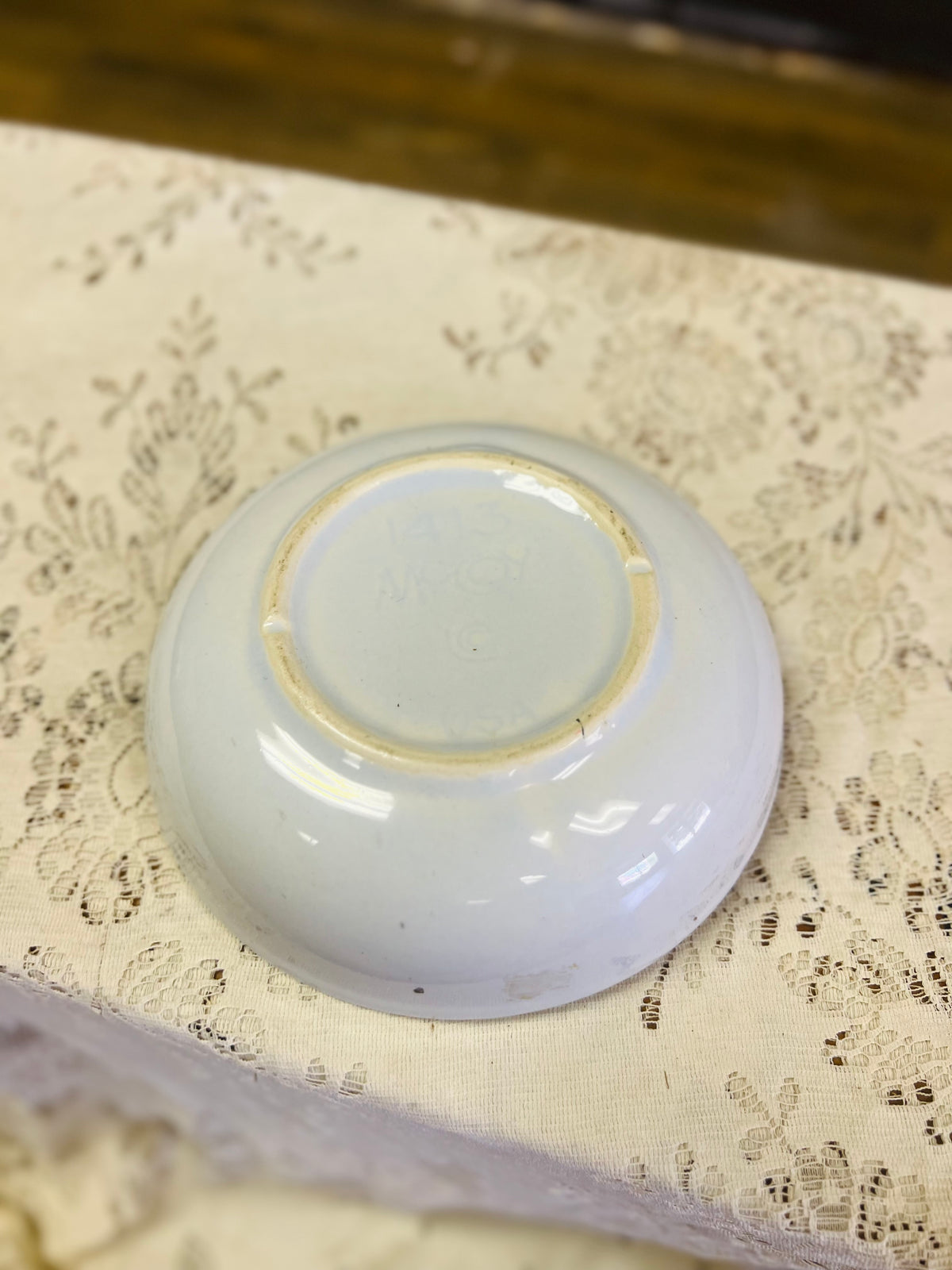Vintage McCoy 1413 White Bowl
