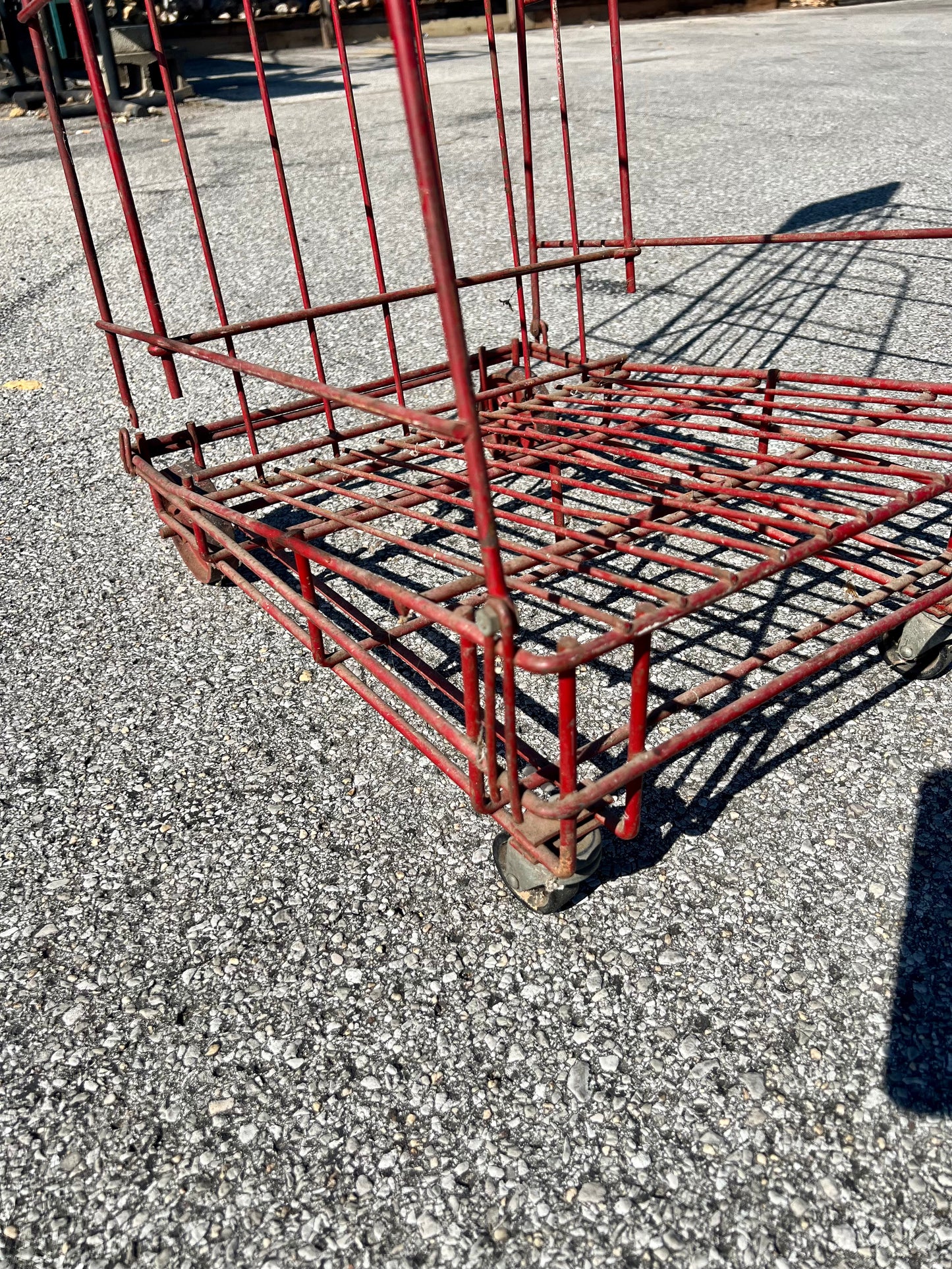 Double Cola Crate Rack Vintage