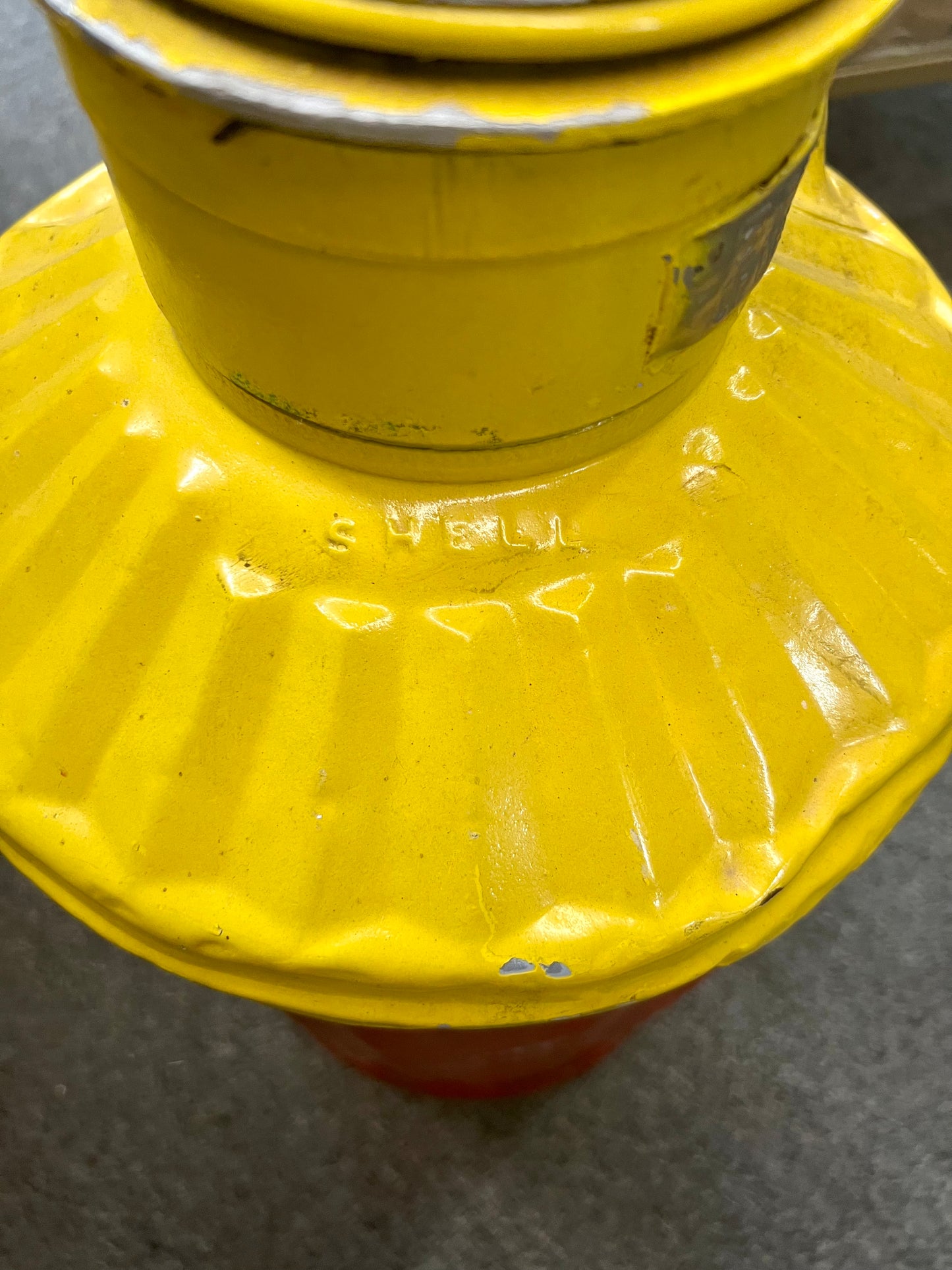 Shell Oil Can 5 Gallon Vintage Old