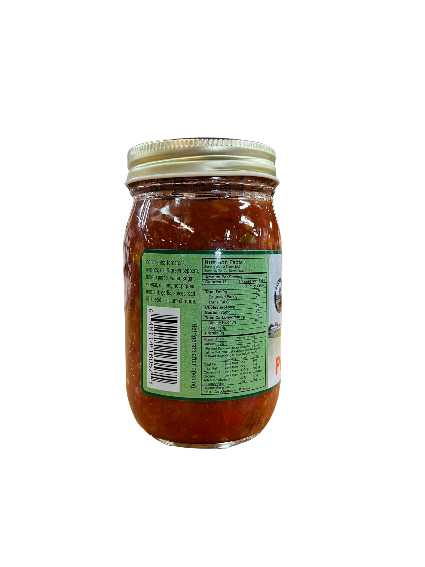 Spring Valley Farms Hot Peach Salsa