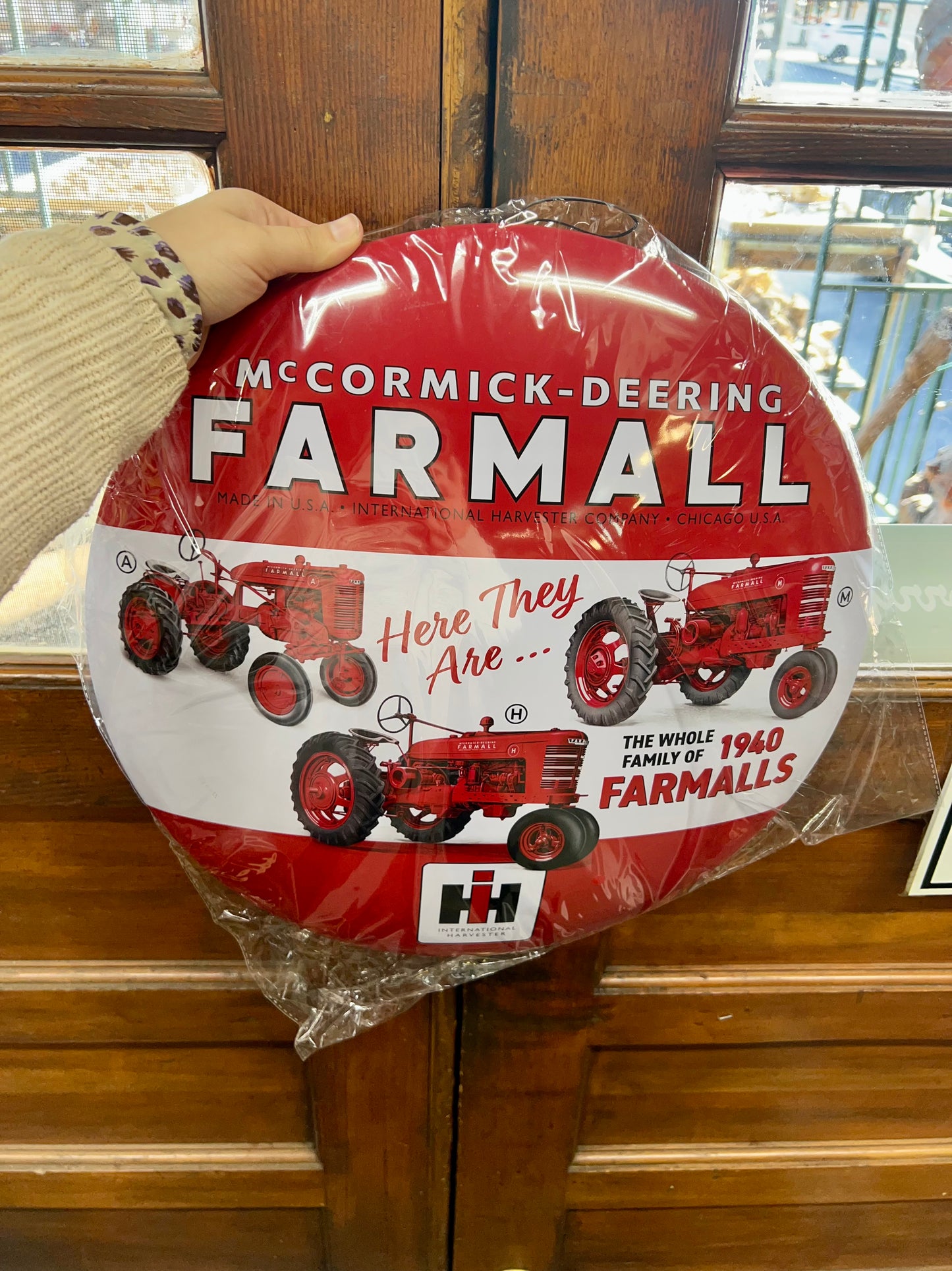 International Harvester 1940 Farmalls Dome Sign