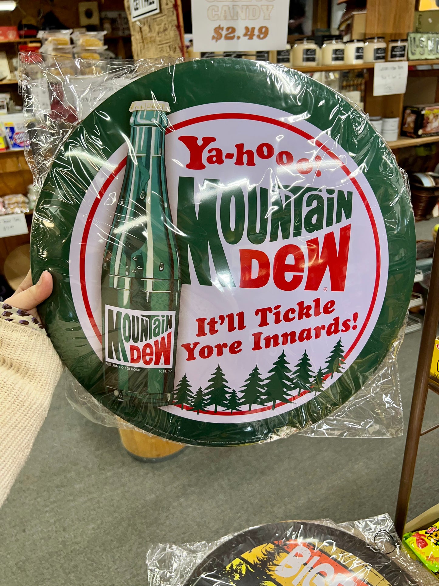 Ya-hooo! Mountain Dew Dome Sign