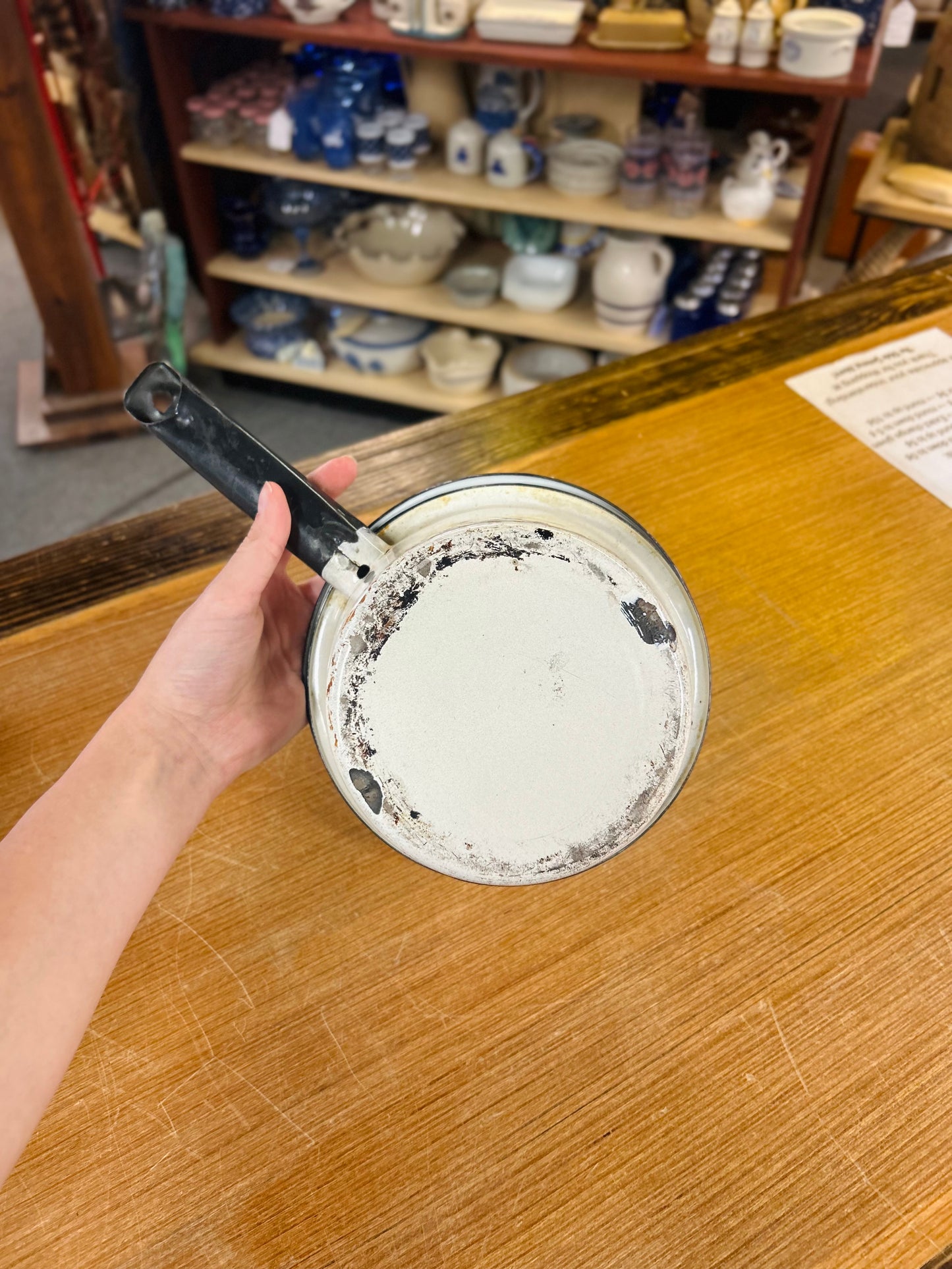 Vintage Pot with Lid
