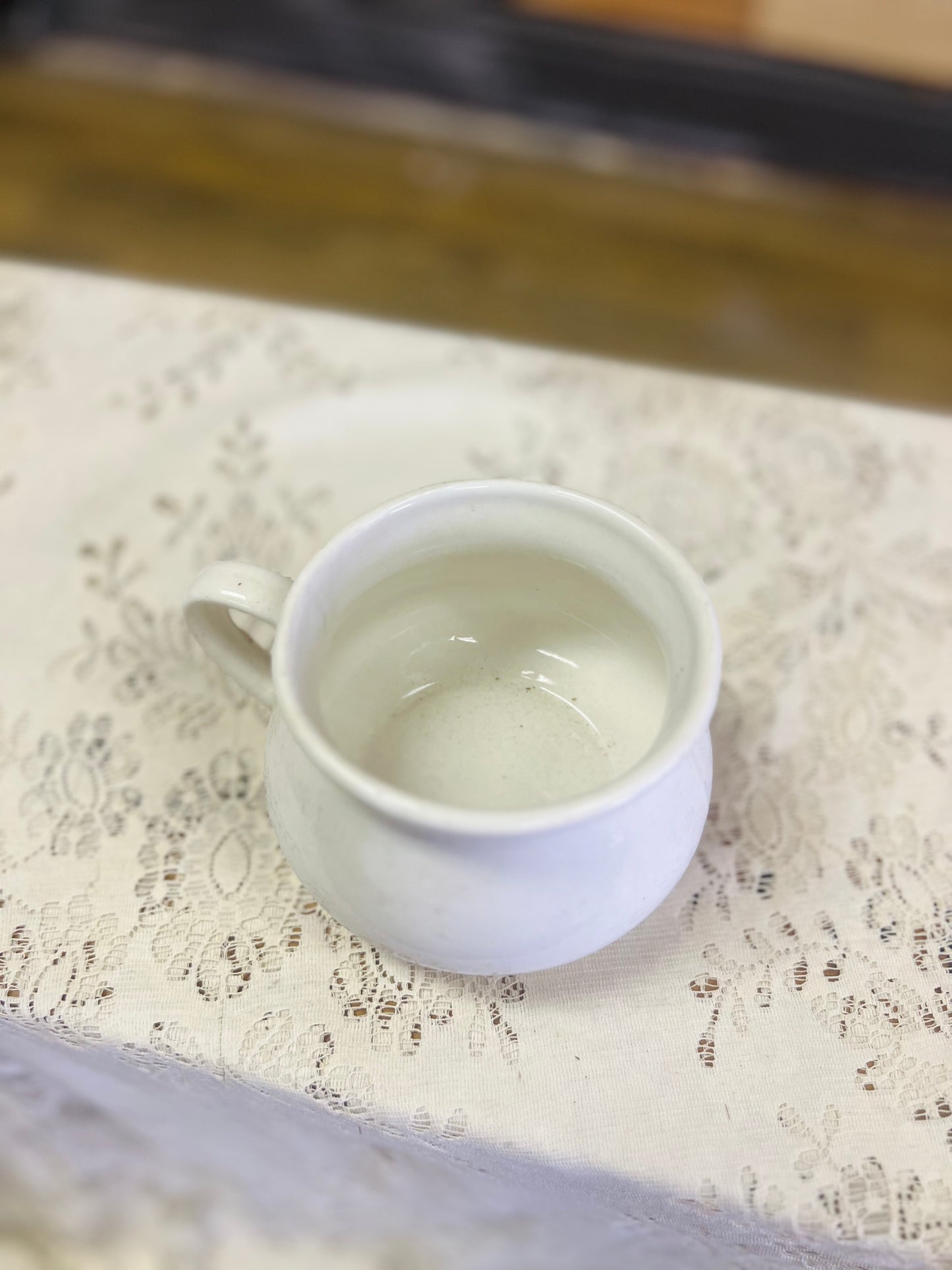 Vintage 70s Ceramic Soup Recipe Mug - Chicken Soup