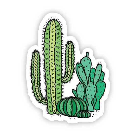 Green Cacti Sticker