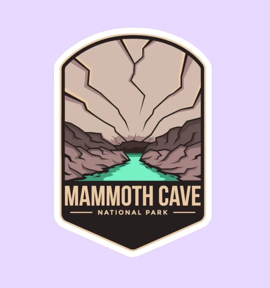 Mammoth Cave National Park Emblem Sticker