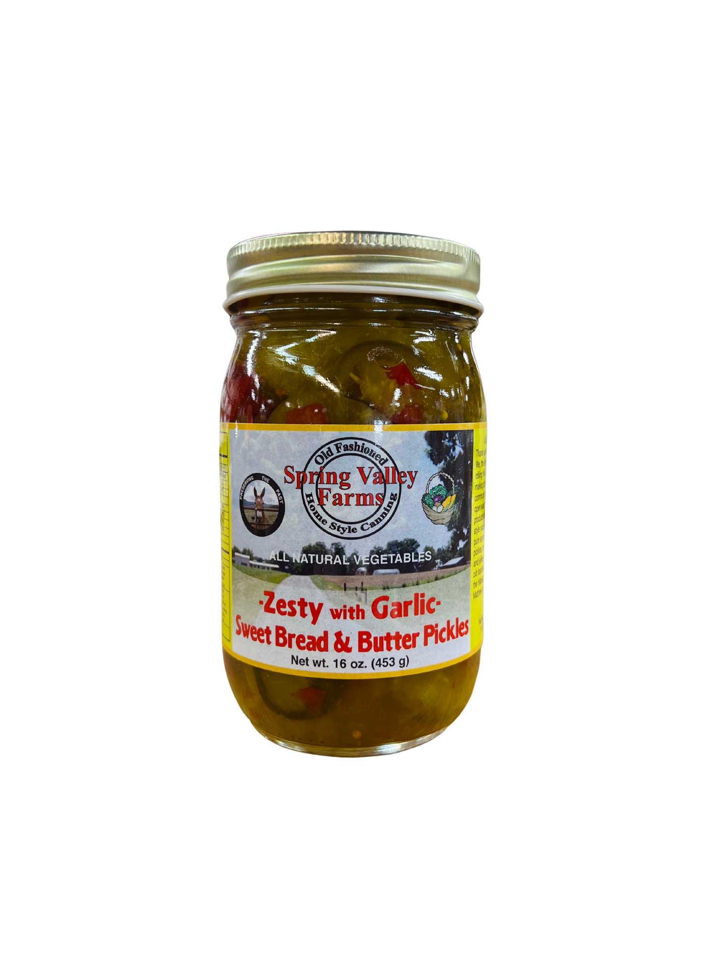 Spring Valley Farms Zesty with Garlic Sweet Bread and Butter Pickles