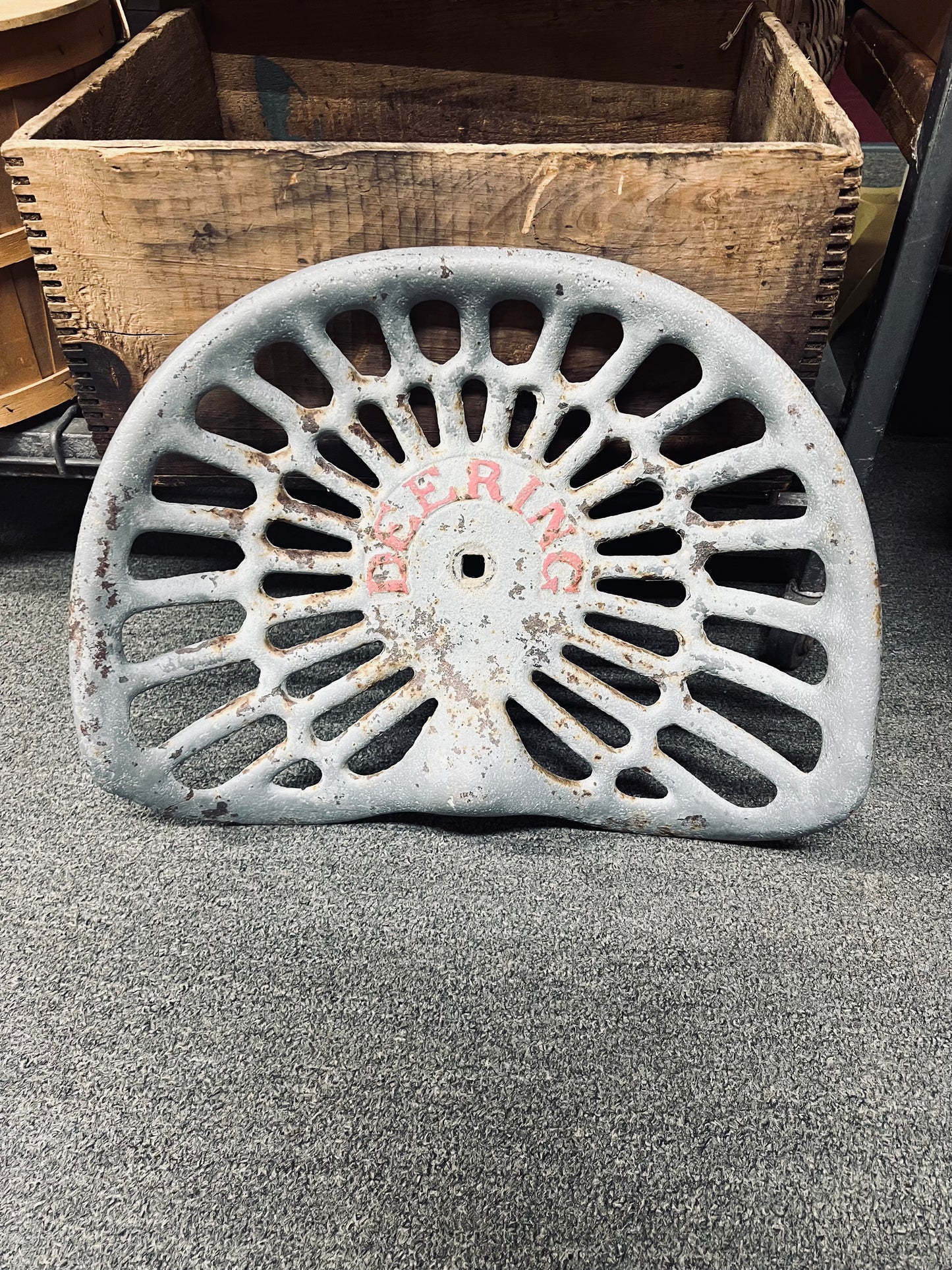 Deering Tractor Seat