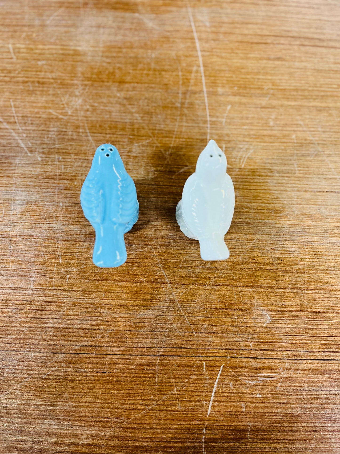 Vintage Ceramic Love Birds Salt & Pepper Shakers