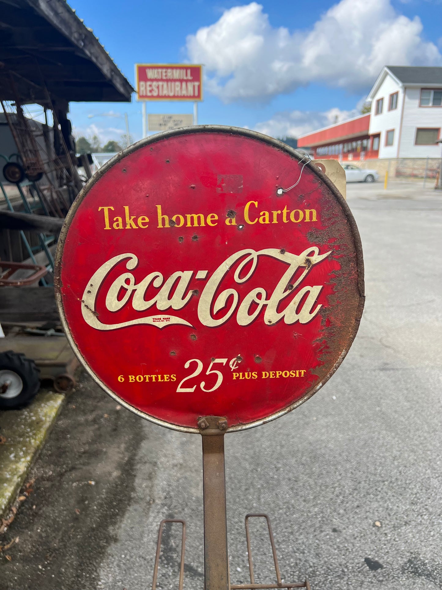 1930's Coca Cola 6 Pack Bottle Rack