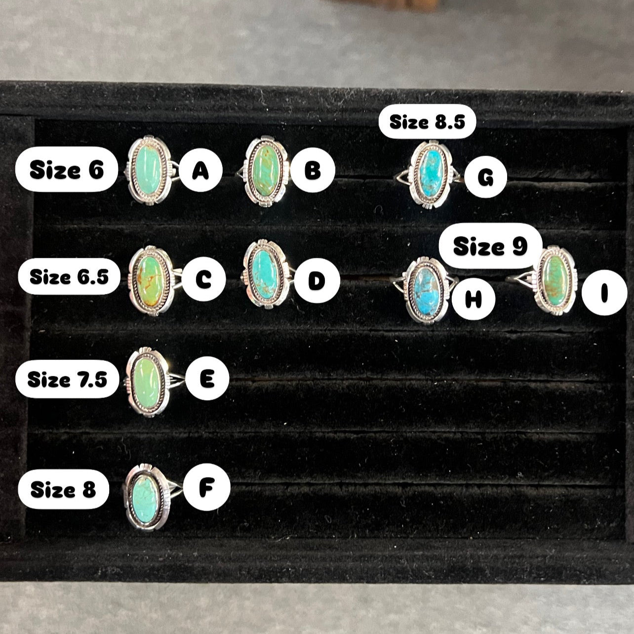 Oval Kingman Turquoise Ring