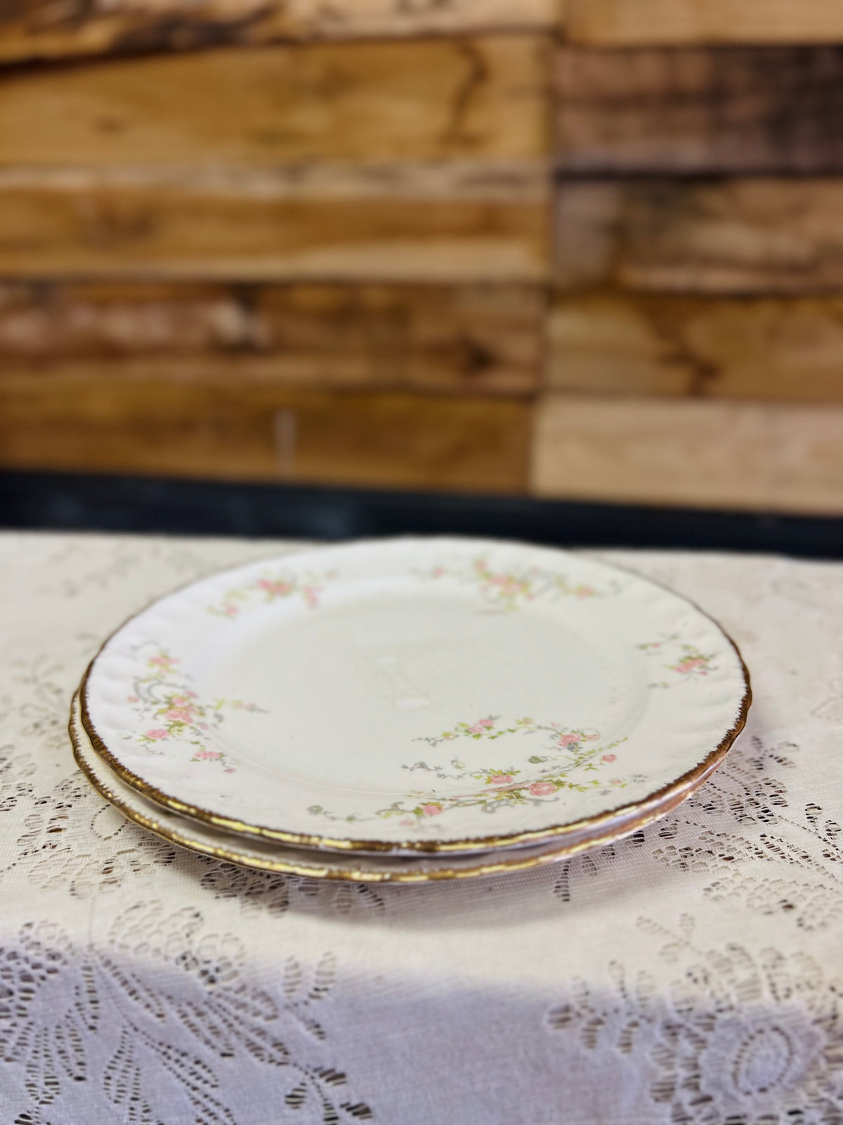 Vintage Pope-Gosser Floral Plates
