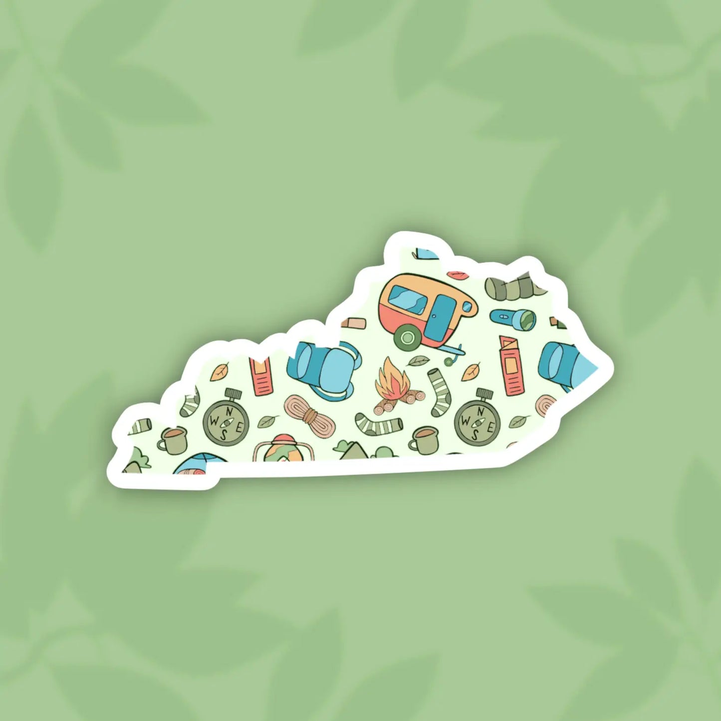 Kentucky Camping Sticker