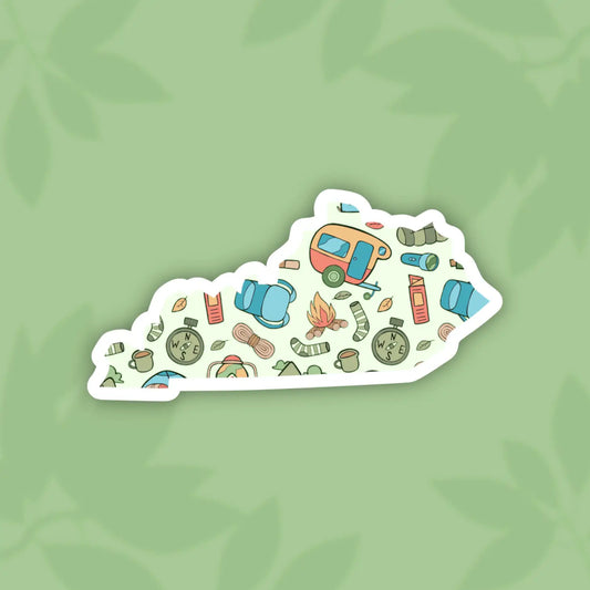 Kentucky Camping Sticker