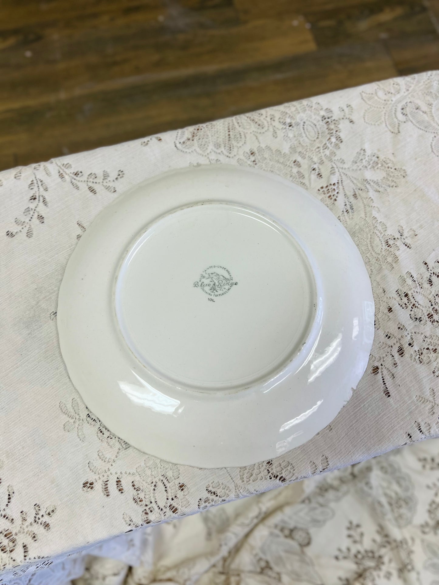 Vintage Blue Ridge Southern Pottery "Sunbright" Pattern Plate