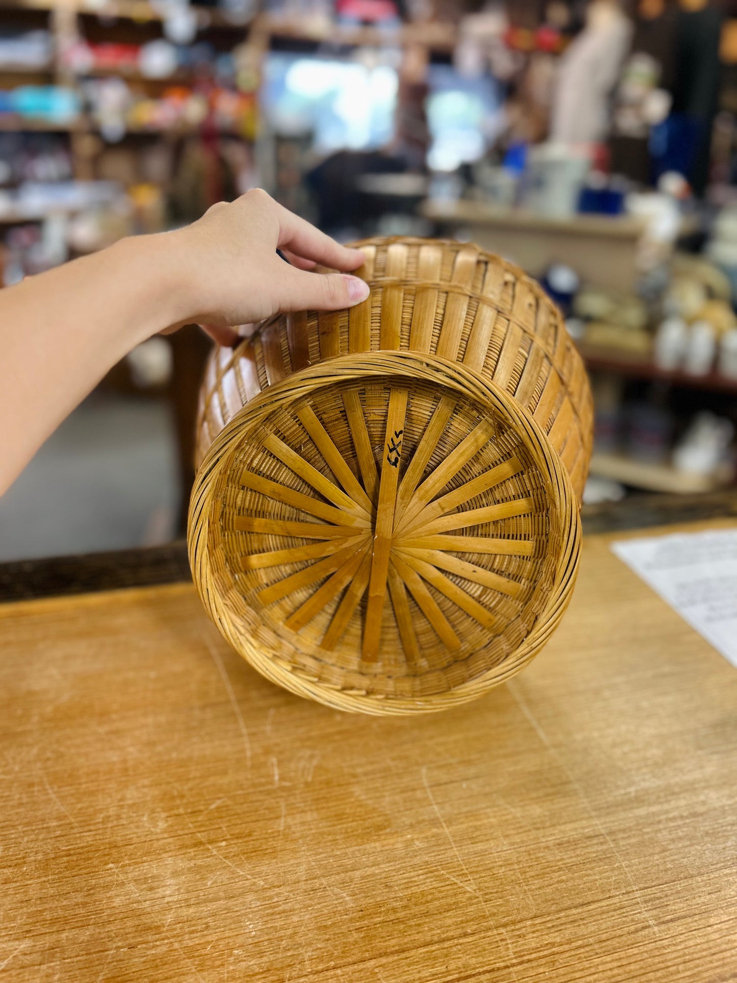 Vintage Cobra Snake Basket