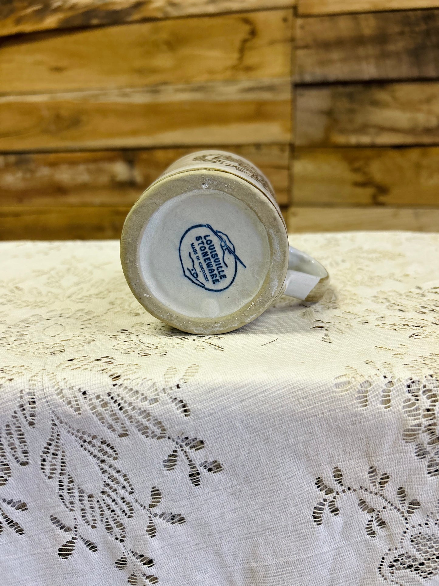 Vintage 1979- 1980 Lousiville Stoneware Ceramic Fundraising Donor Mug
