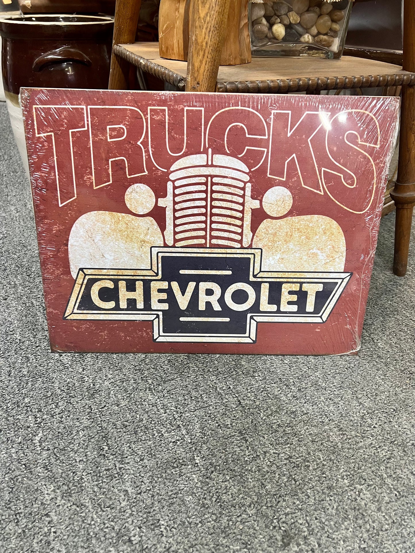 Chevrolet Trucks Metal Sign