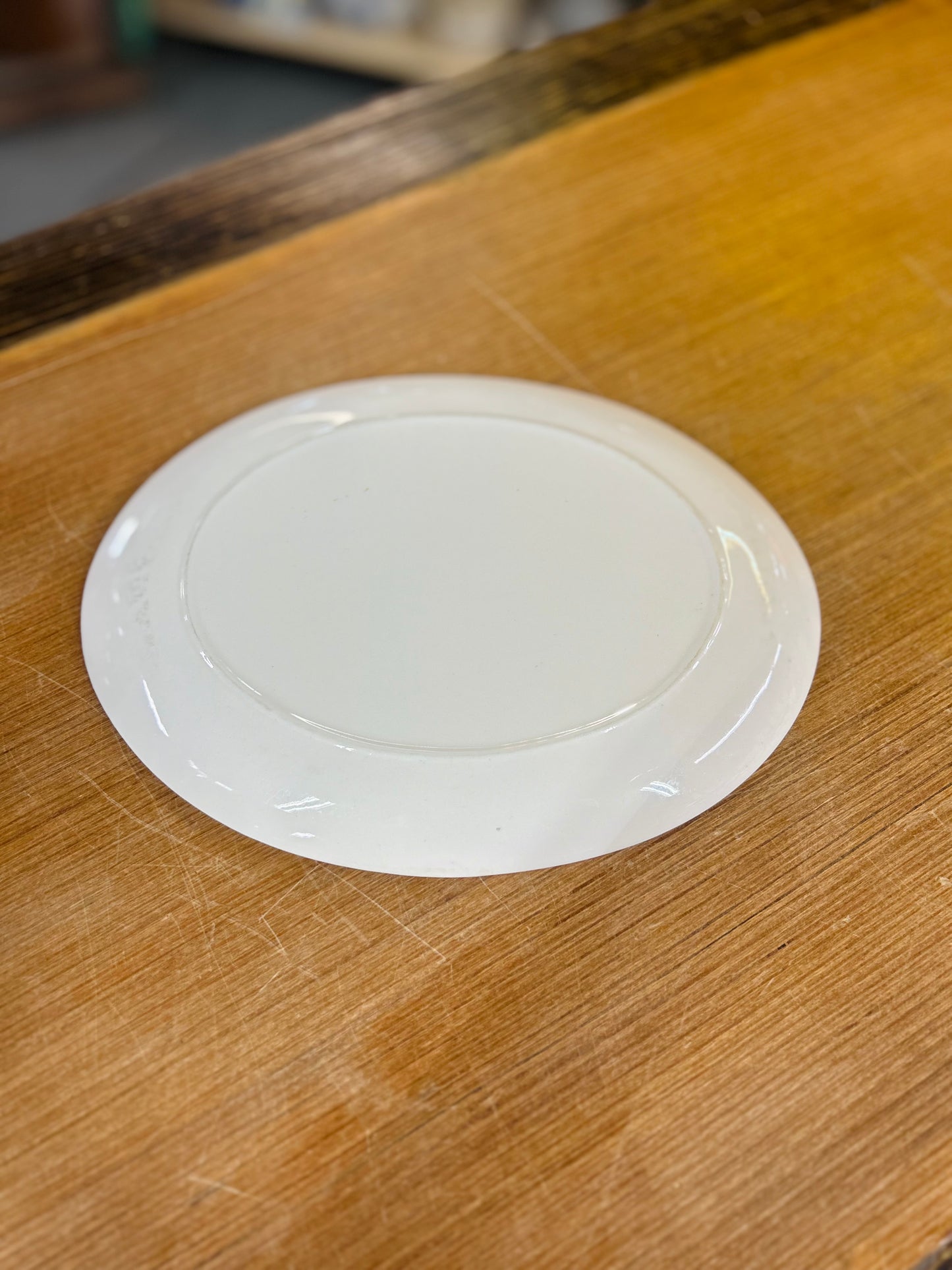 Vintage Scio Pottery Provincial Pattern Plate