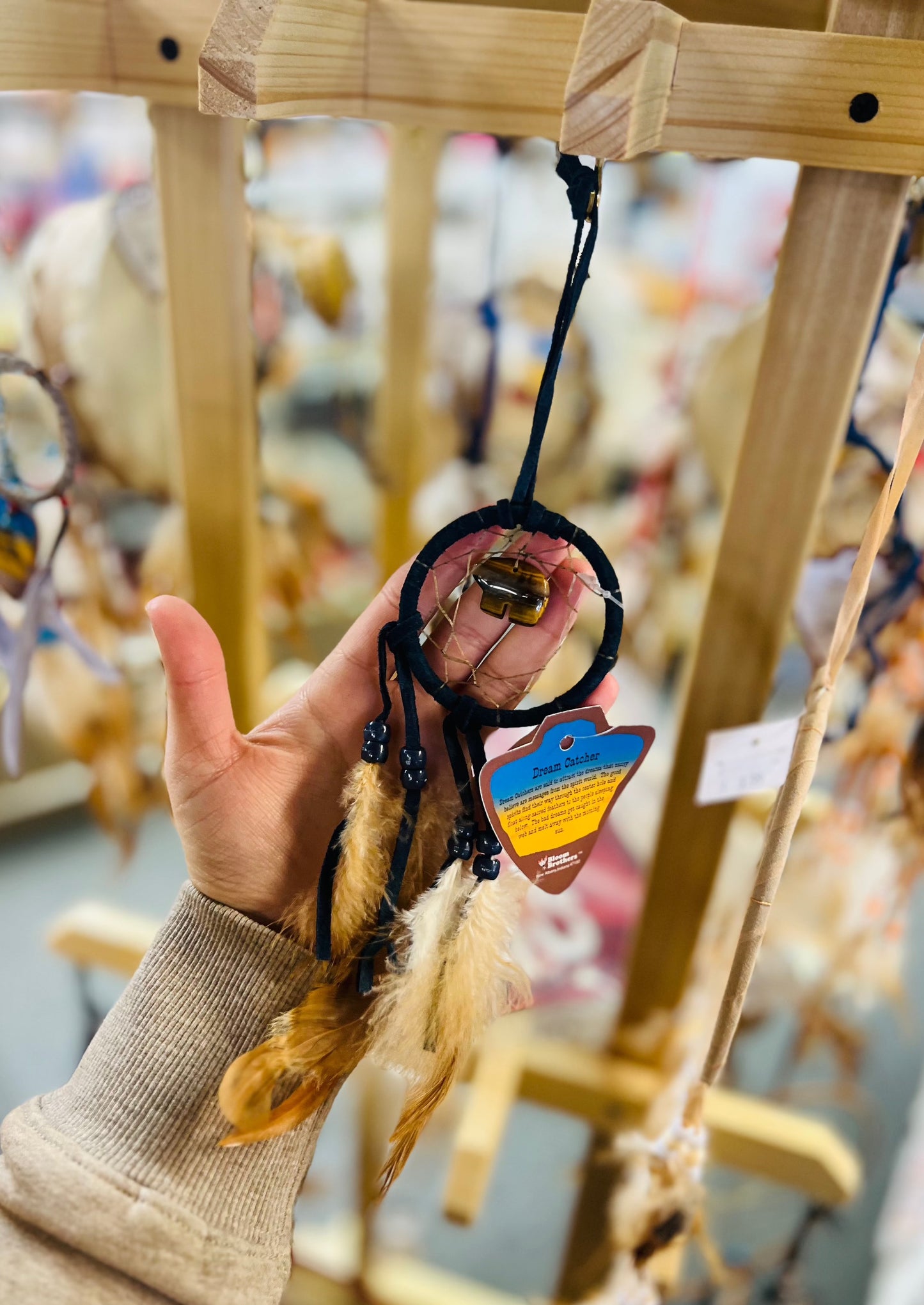 Dream Catcher with Gemstone Totem