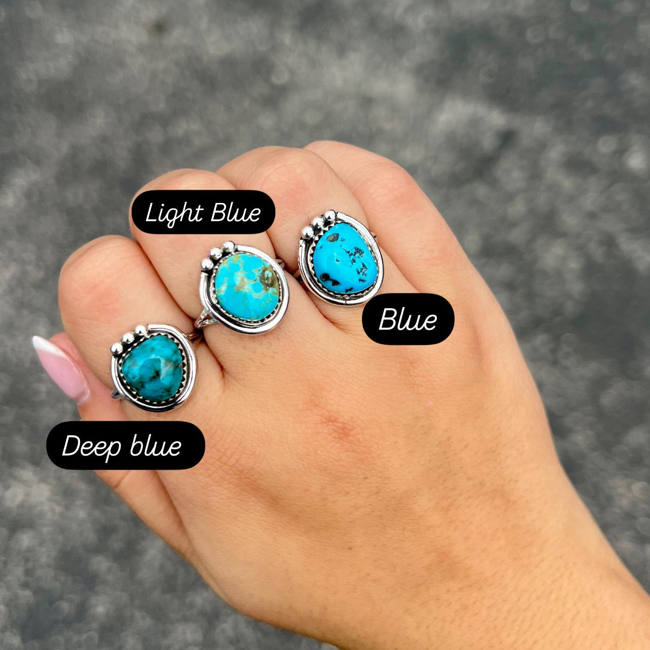 Cheyenne Genuine Turquoise Ring