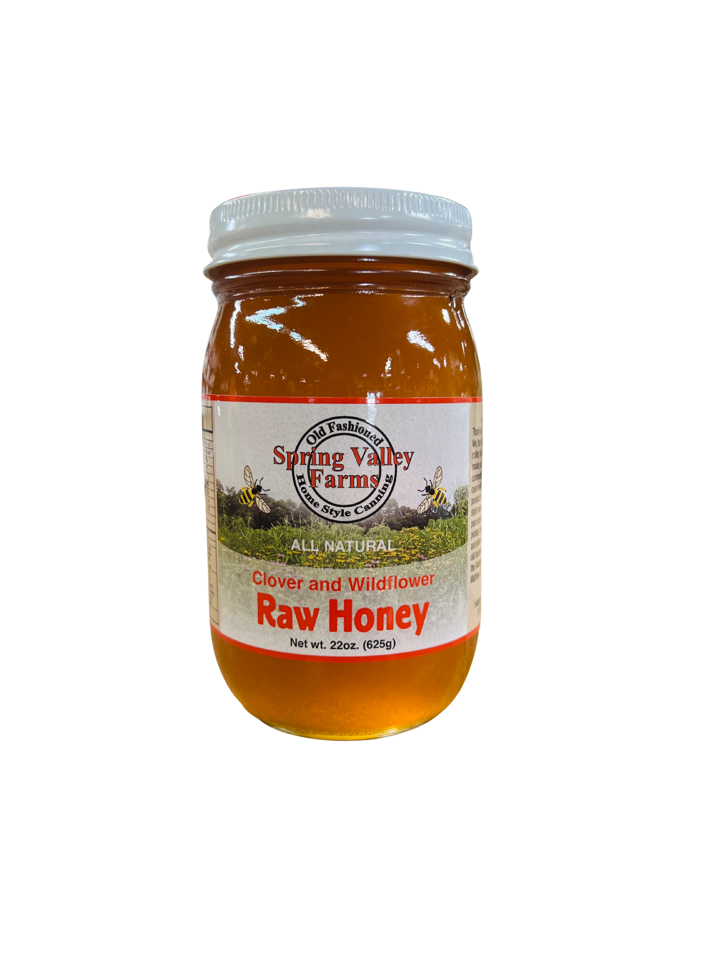 Spring Valley Farms Raw Honey 22oz