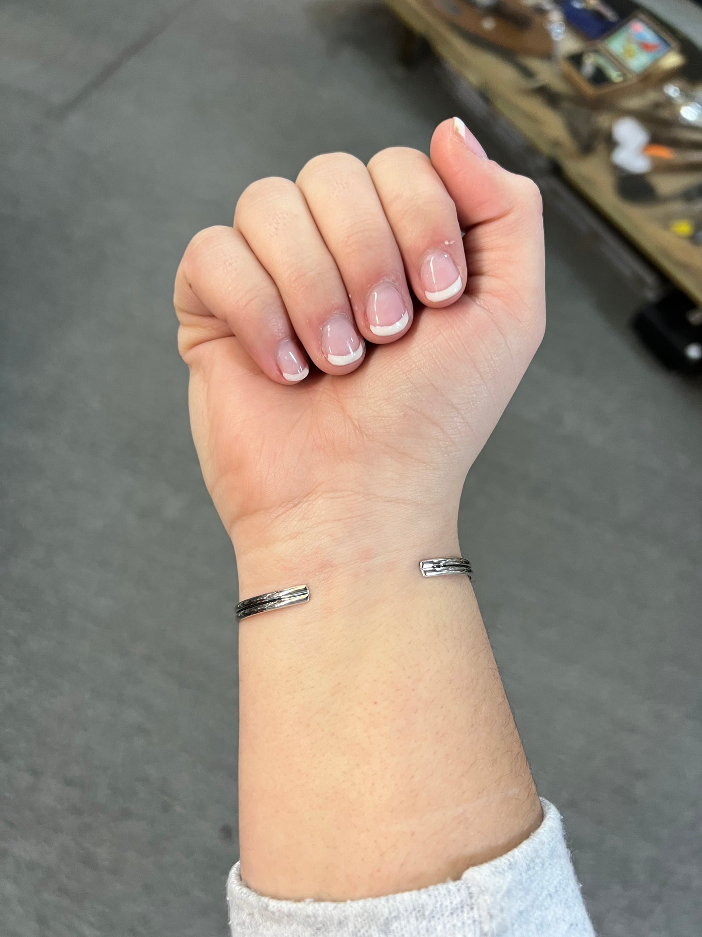 Coral and Turquoise Leaf Bracelet