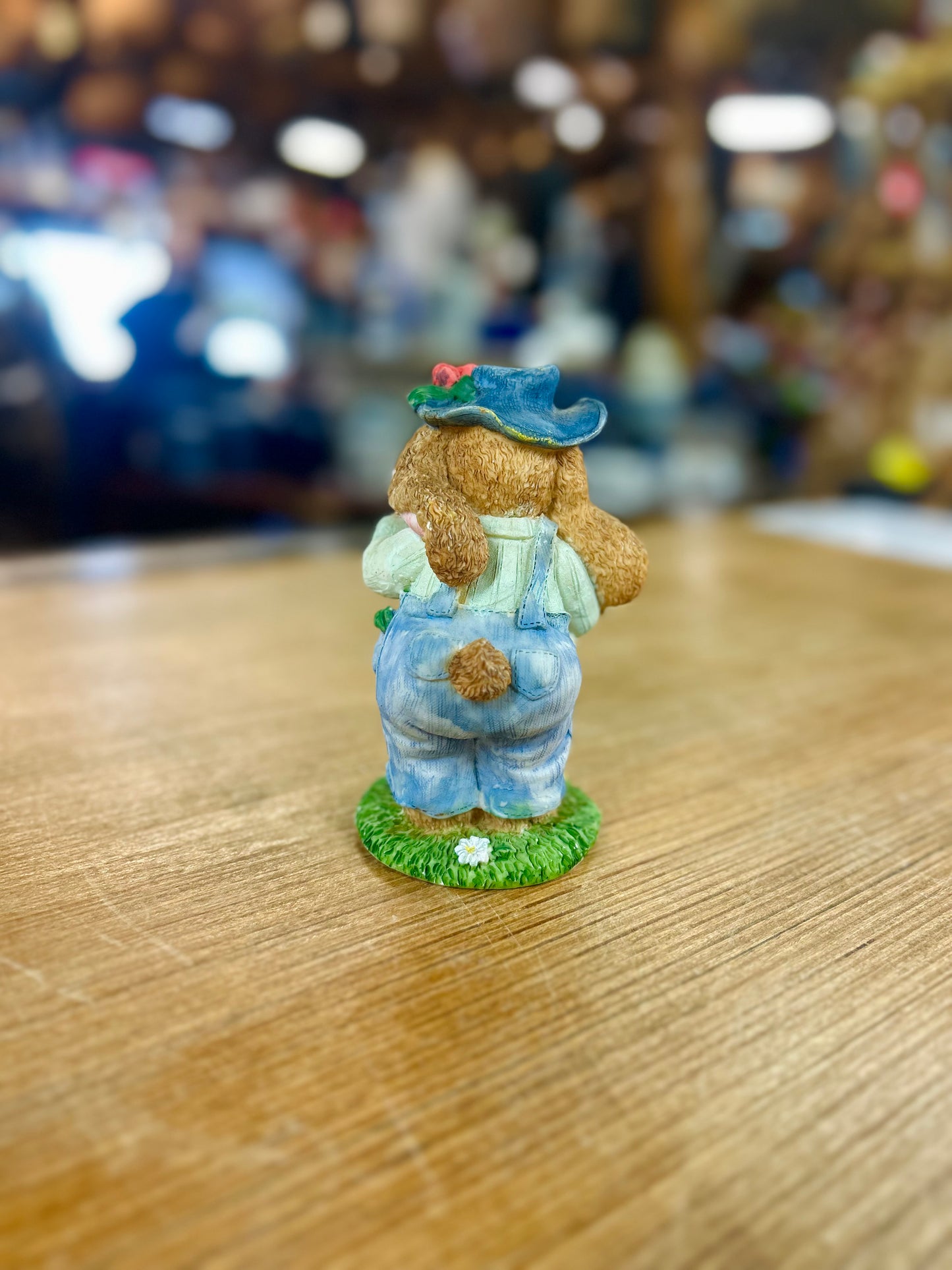 Vintage K's Collection Bunny Rabbit Gardening Resin Figurine
