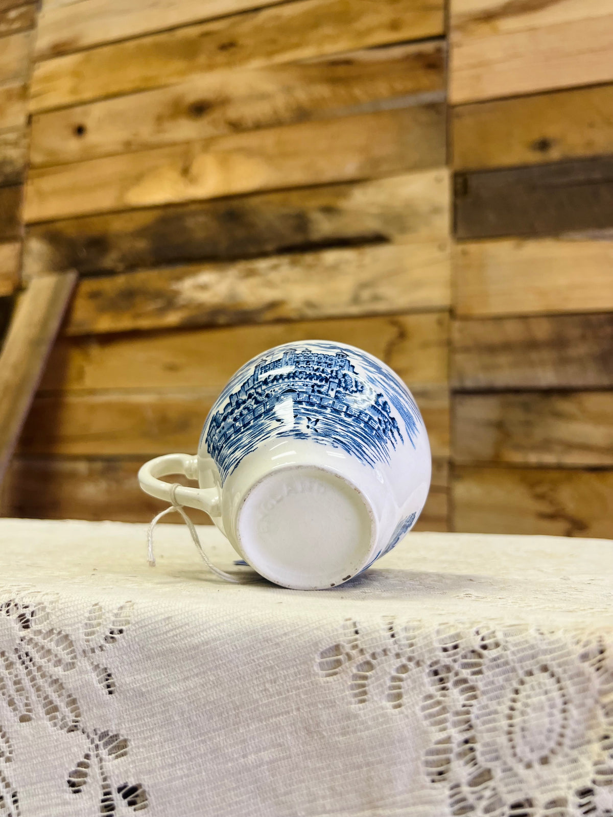 Vintage "Royal Homes Of Britain" Blue TeaCup