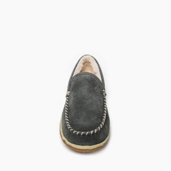 Minnetonka Men's Grey Tilden Slipper