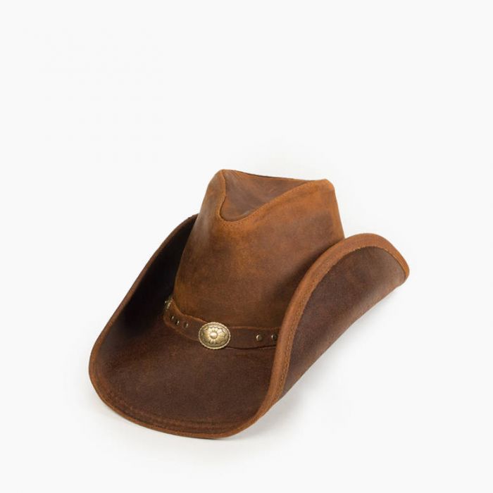 Minnetonka Silverton Dude Hat Brown Ruff