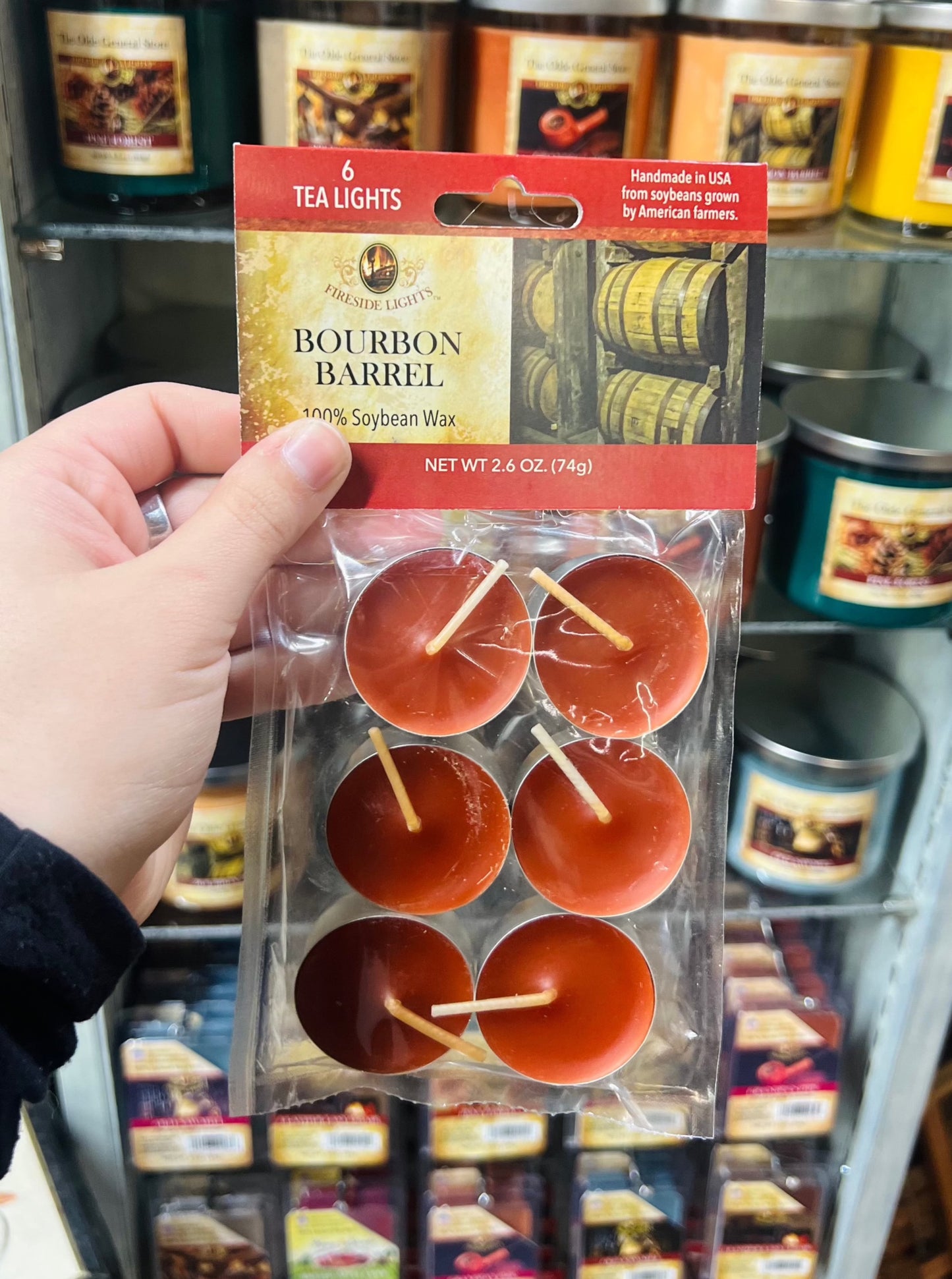 Bourbon Barrel Tea Lights (6 Pack)