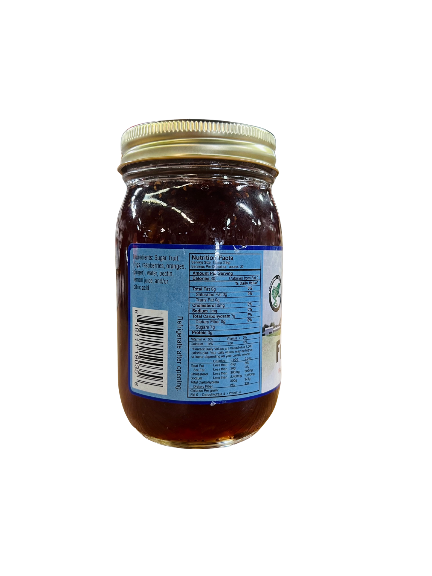 Spring Valley Farms FROG Jam (Fig, Raspberry, Oranges, Ginger)