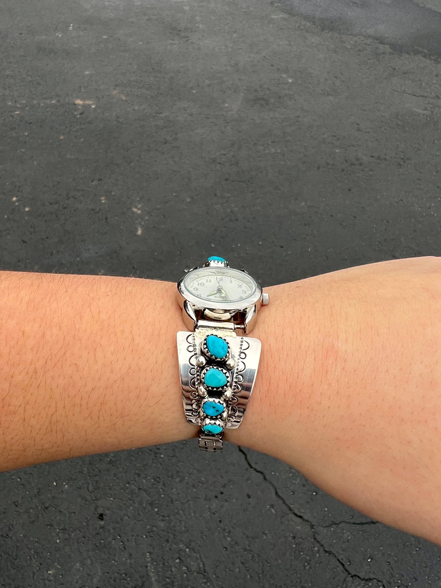 Ladies Sleeping Beauty Turquoise Watch