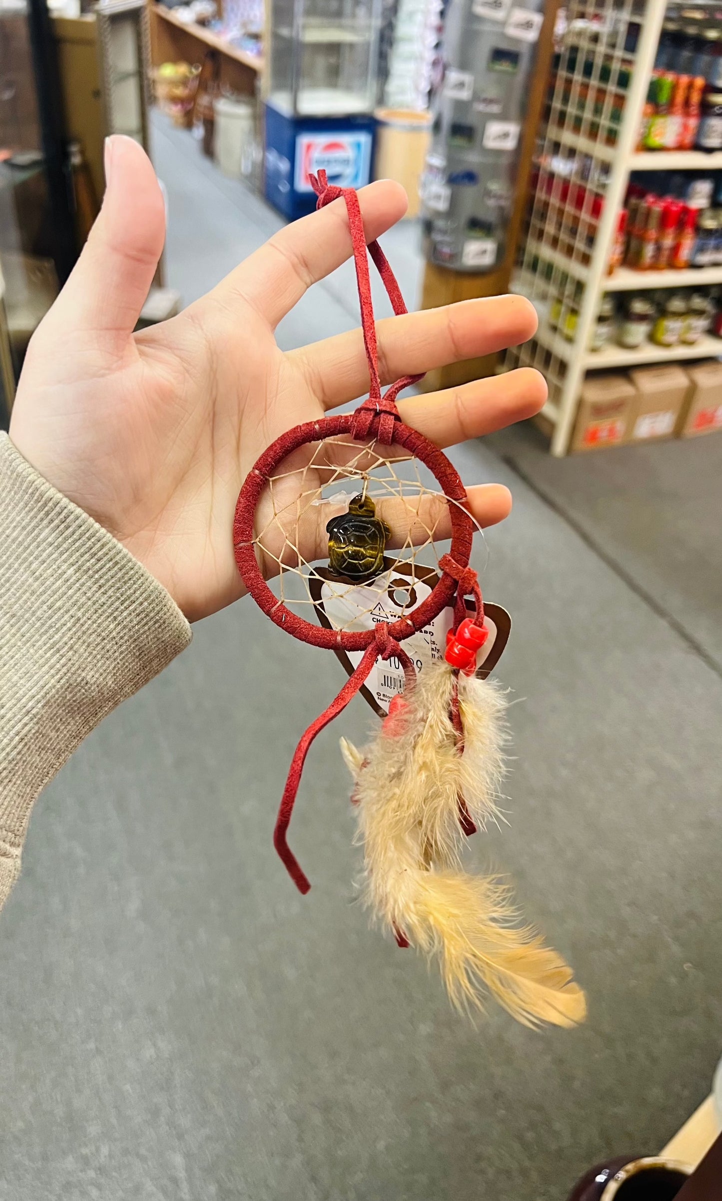 Dream Catcher with Gemstone Totem