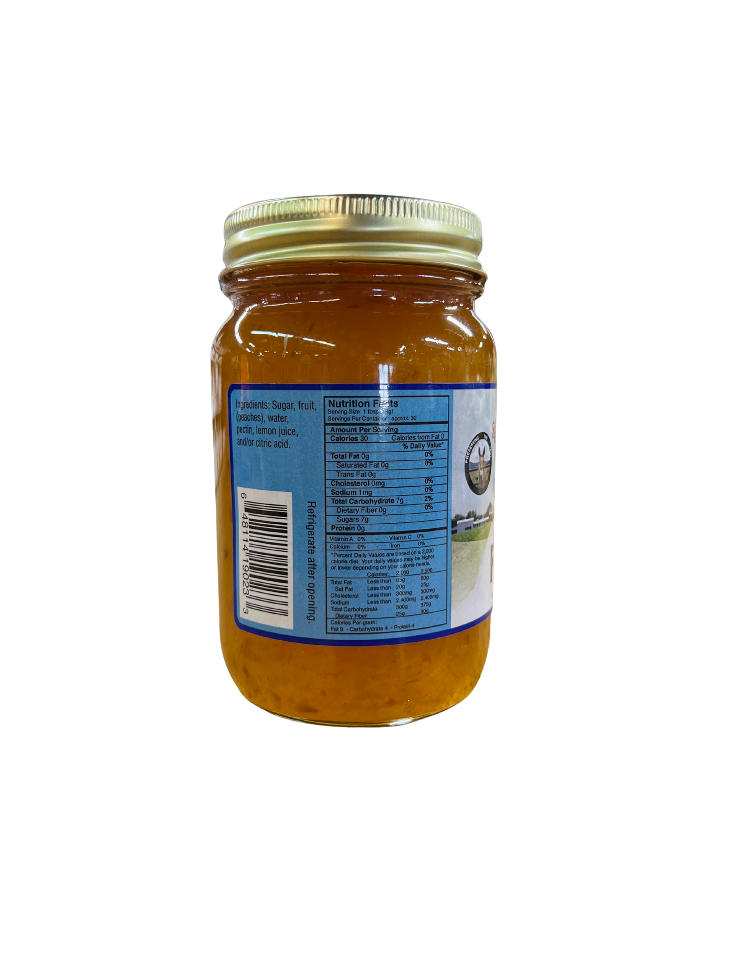 Spring Valley Farms Peach Jam