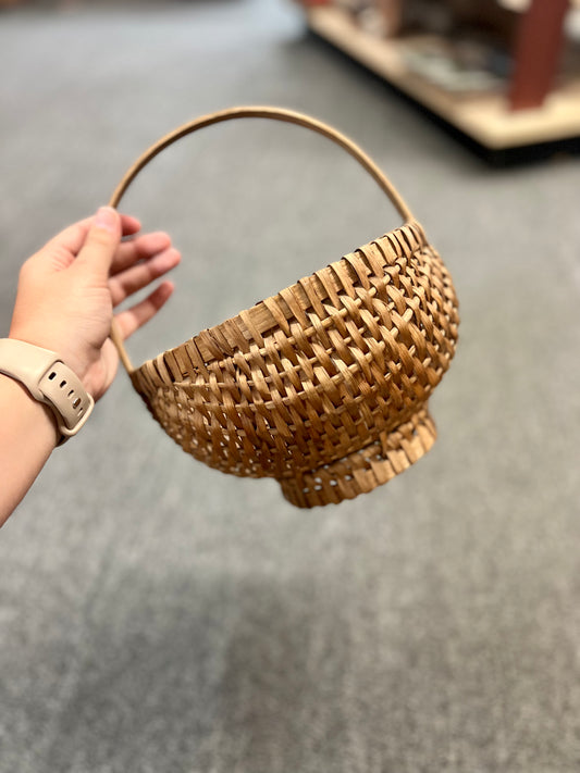 Dark Brown Round Basket