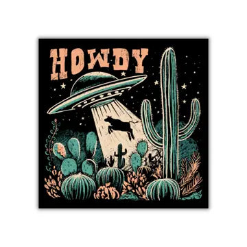 Howdy - Western Desert Sticker