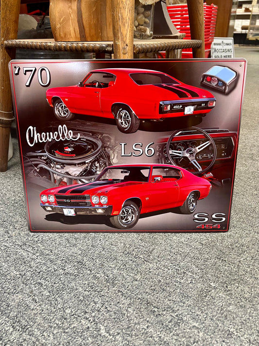 '70 Chevelle LS6 Metal Sign
