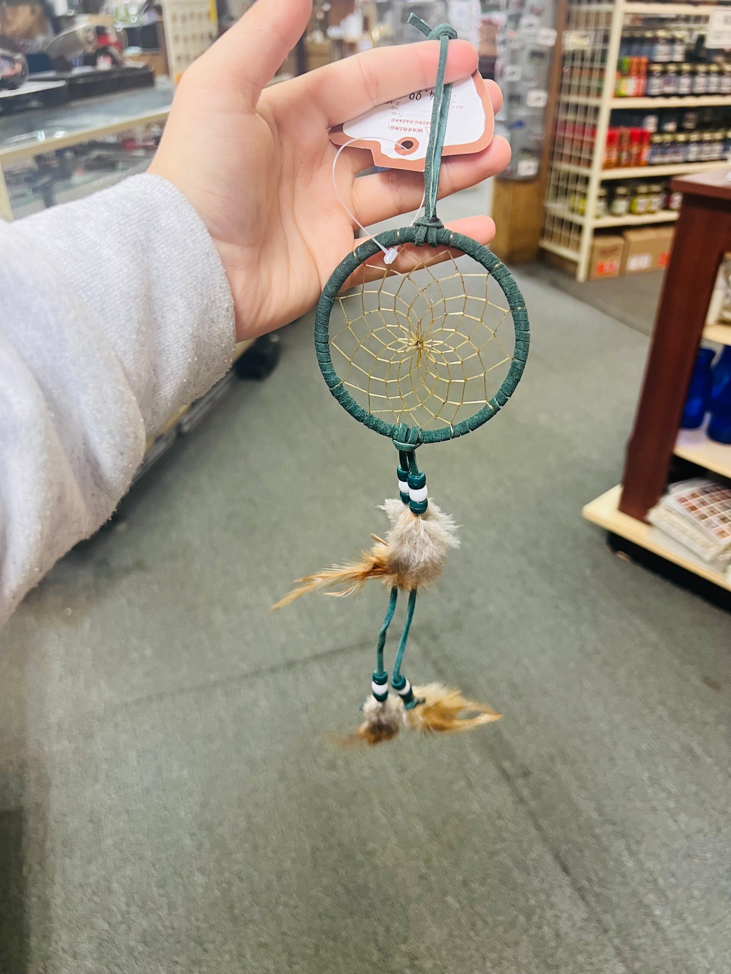 Dream Catcher with two sets of Feathers
