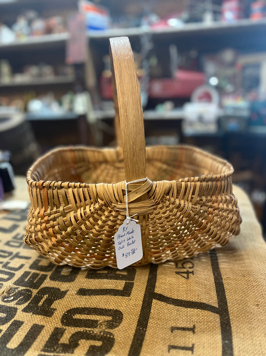 Kentucky Hand Made Split White Oak Basket
