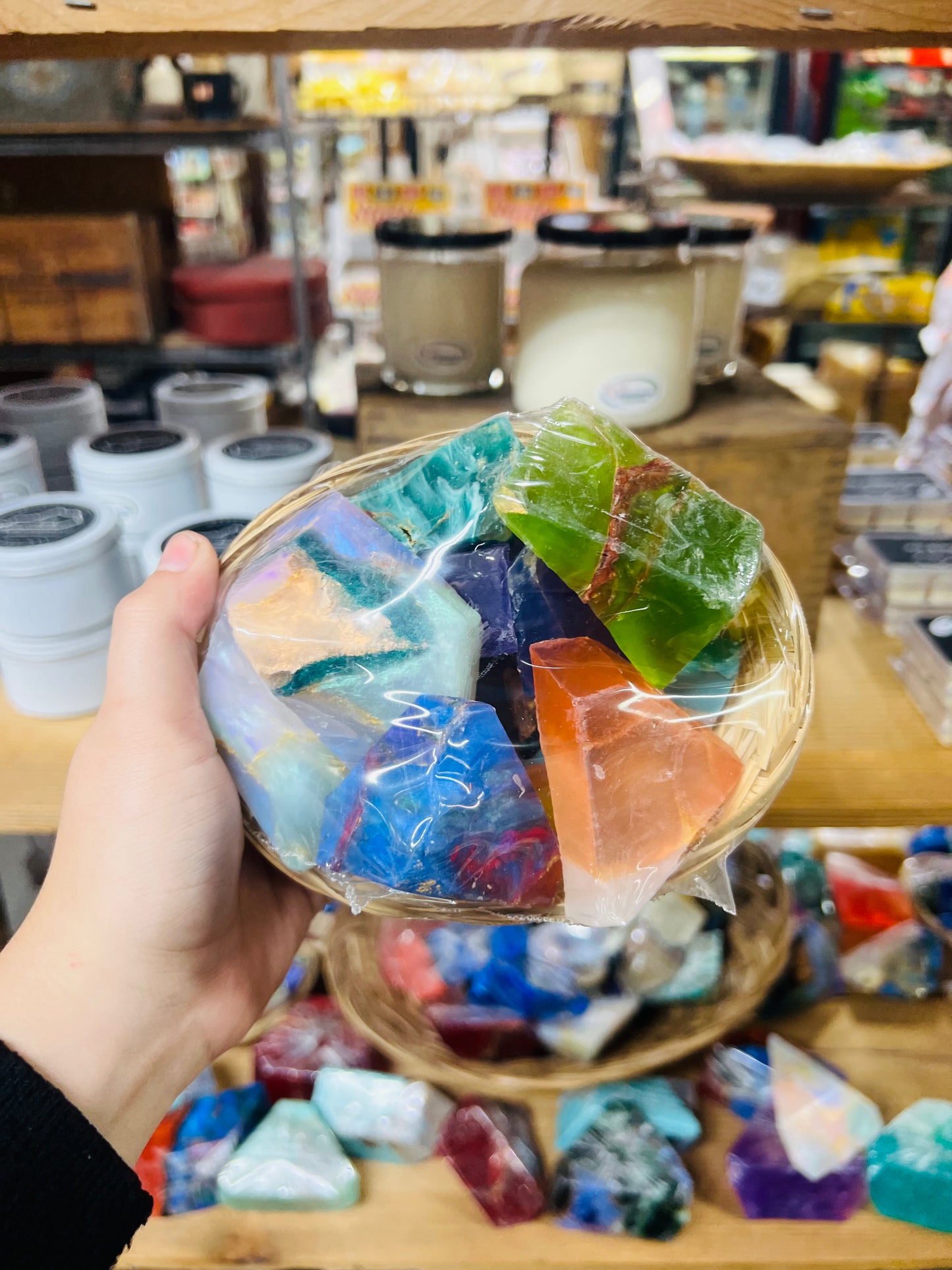SoapRocks Gems in the Rough 12oz Basket