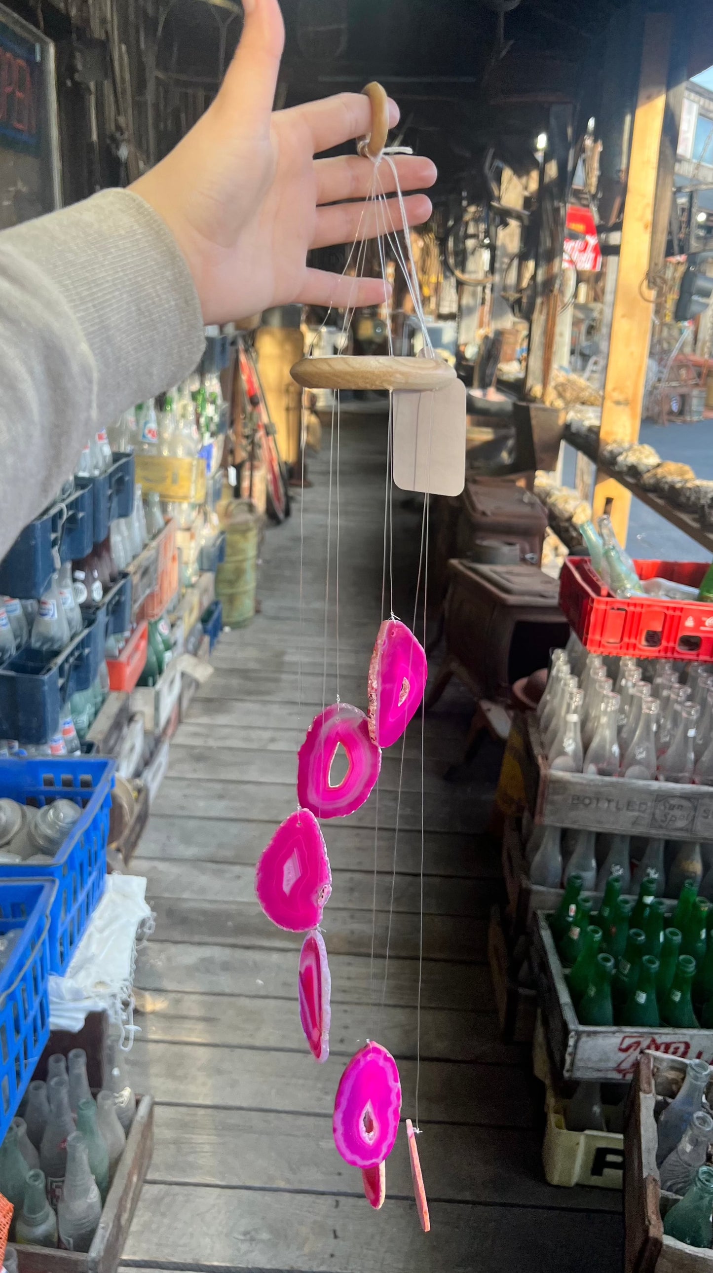 Agate Slice Wind Chimes