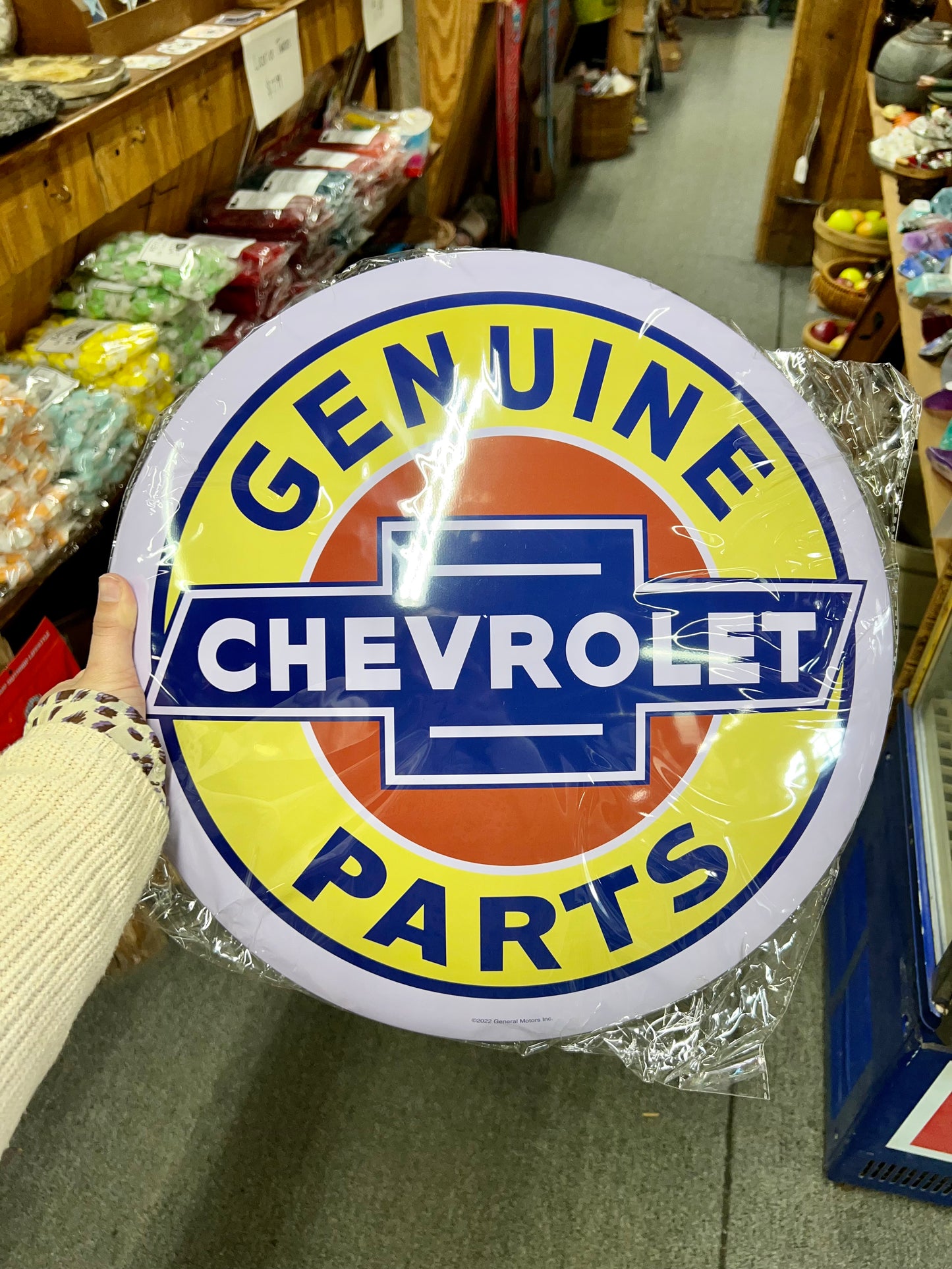 Genuine Chevrolet Parts Dome Sign