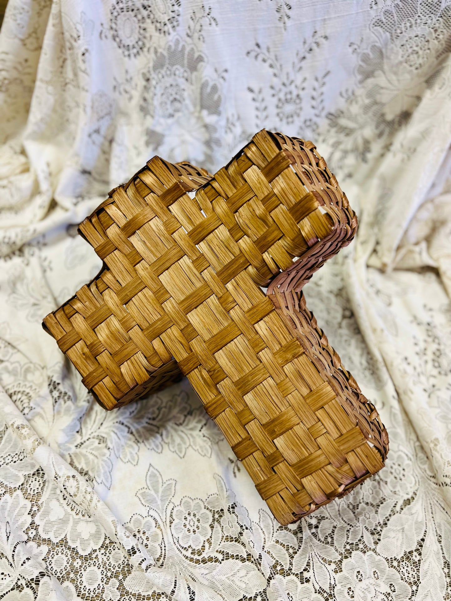 Old Cross Shaped Basket