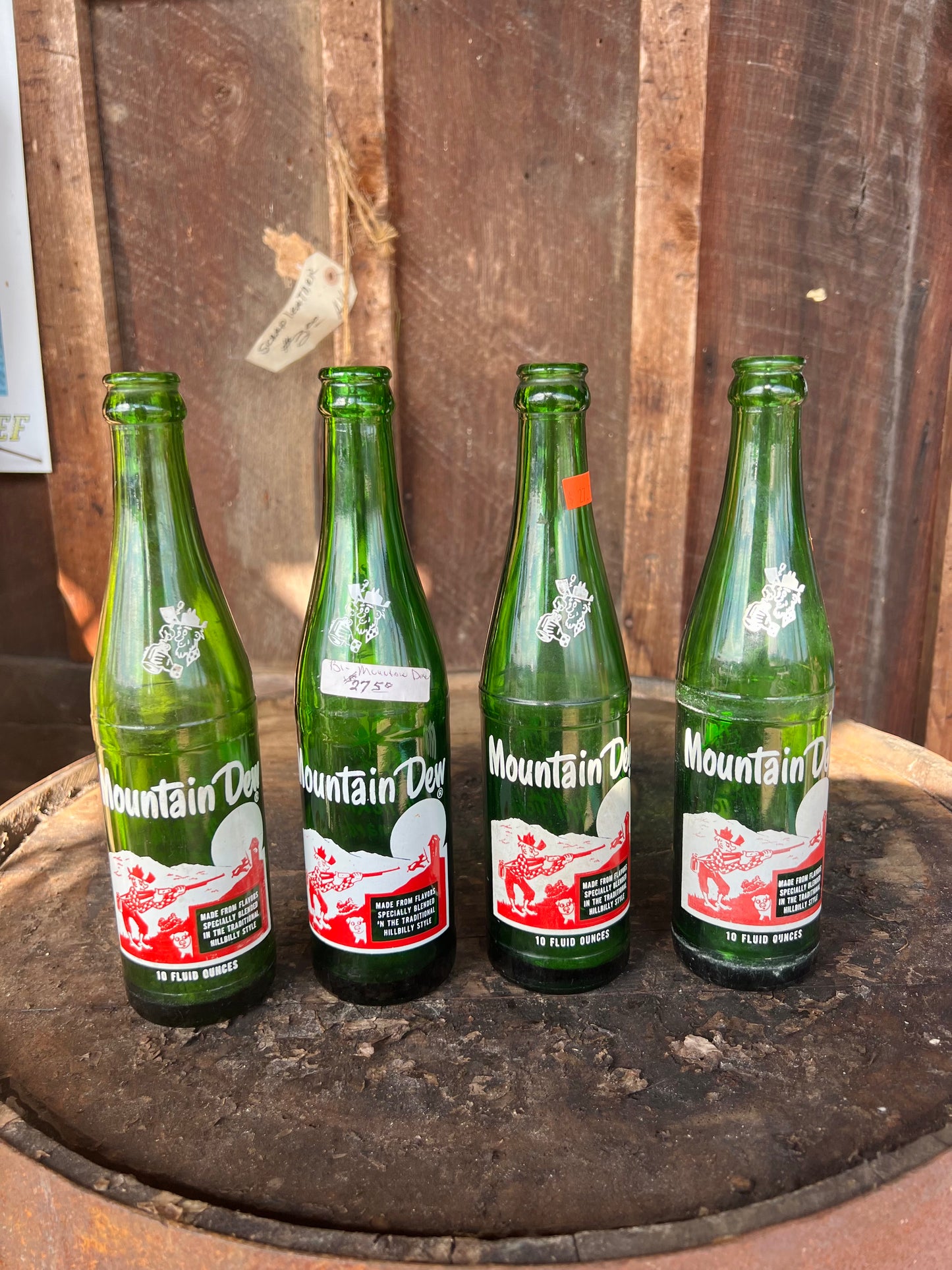 Mountain Dew Mountain Man Bottle Vintage